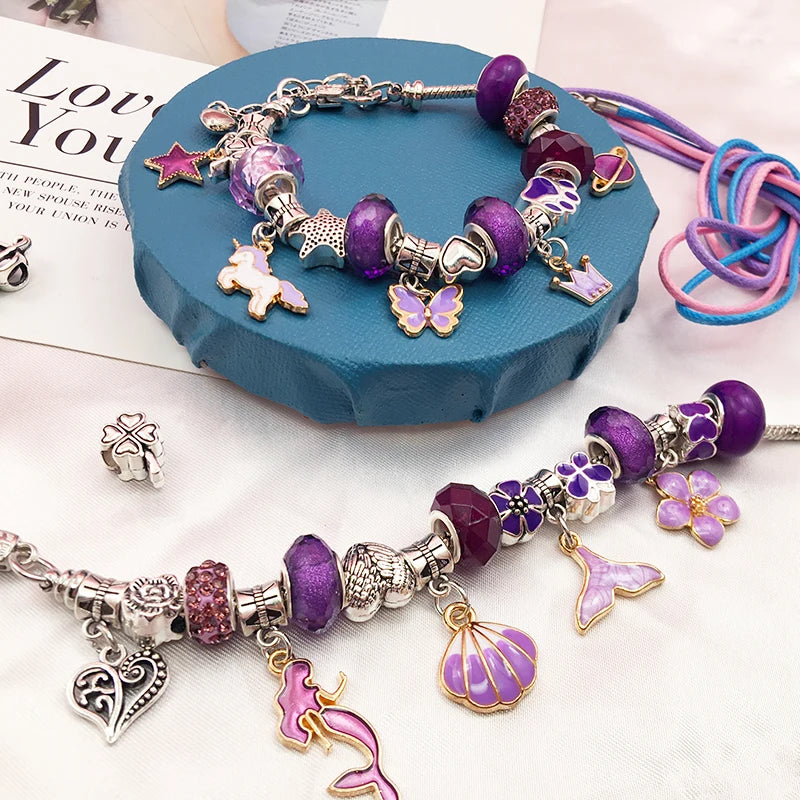 DIY Charm Bracelet Set