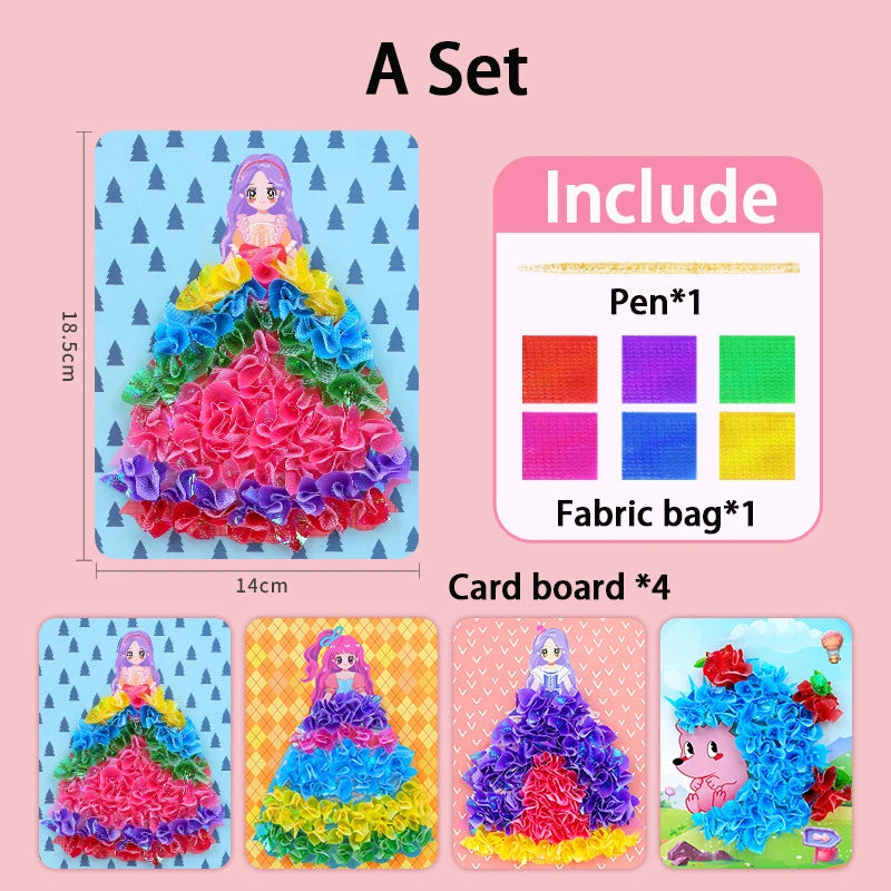 Sparkly Dress-Up Art Kit