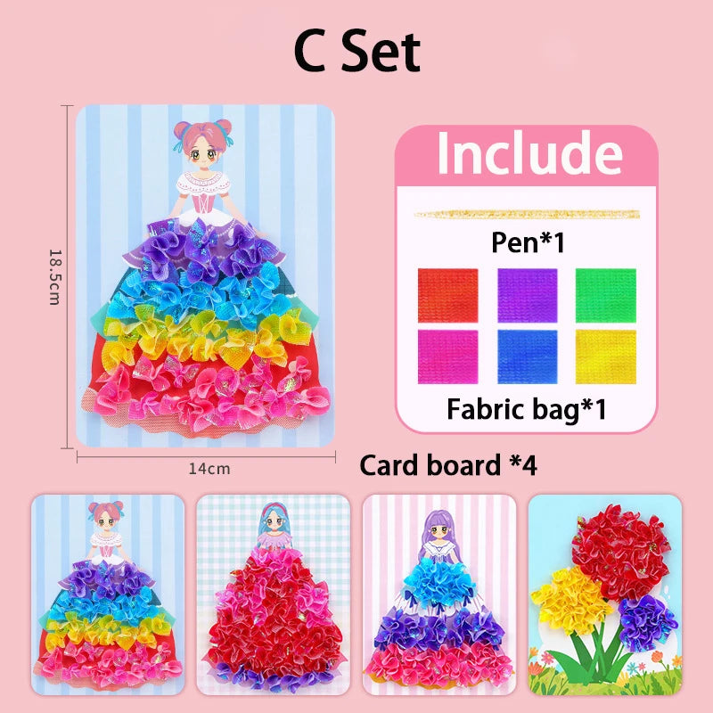 Sparkly Dress-Up Art Kit