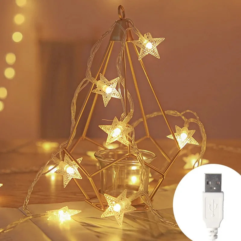 Star Fairy Glow String Lights