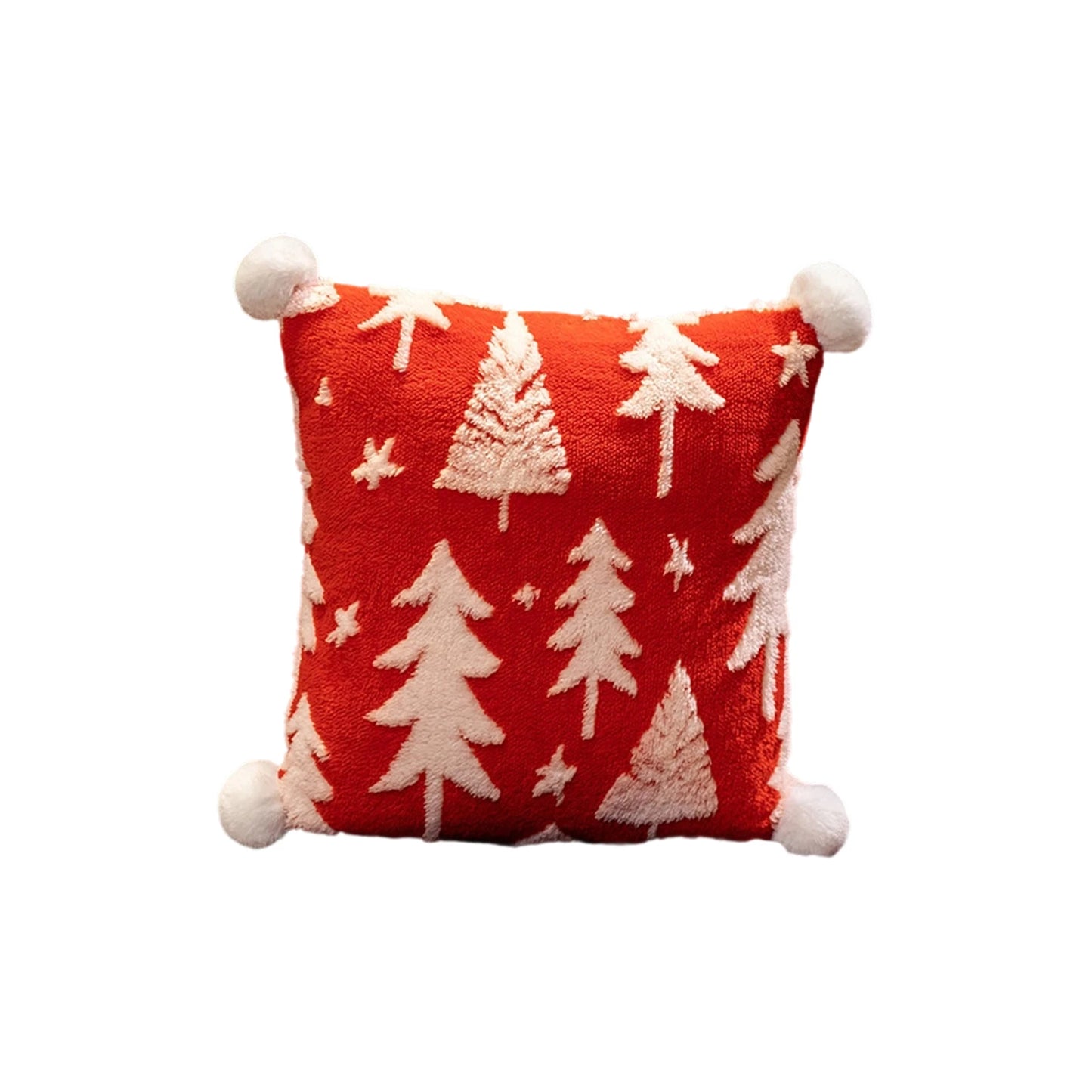 Festive Pom-Pom Pillow