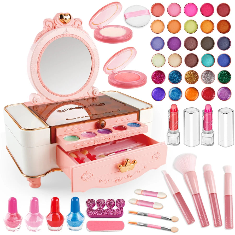 Charming Vanity Kids Washable Makeup Set – Little Miss Diva