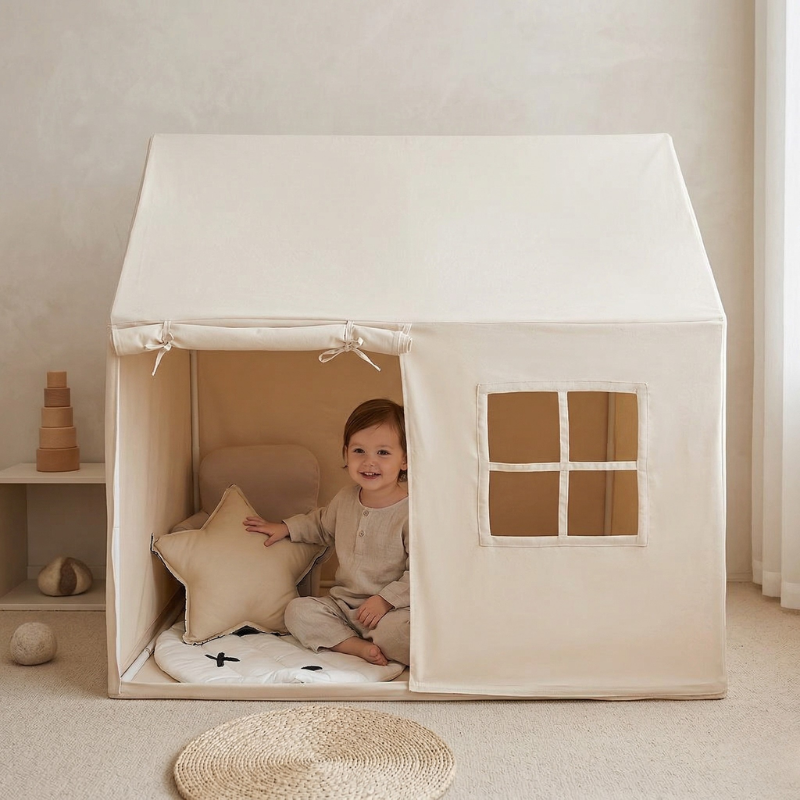 Large Kids Cottage Play Tent