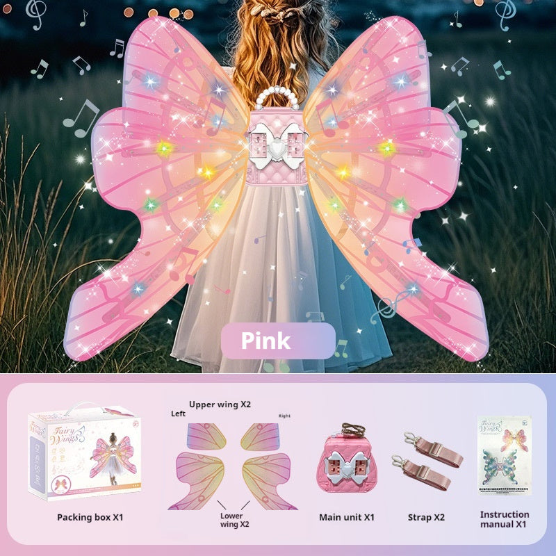 Electric Colourful Fairy Wings