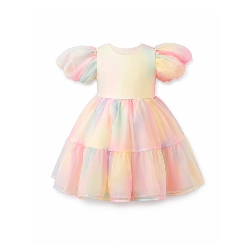 Rainbow Tulle Princess Dress | Unicorn Party Dress