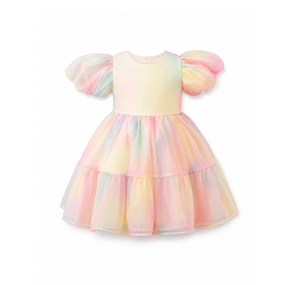 Rainbow Tulle Princess Dress | Unicorn Party Dress