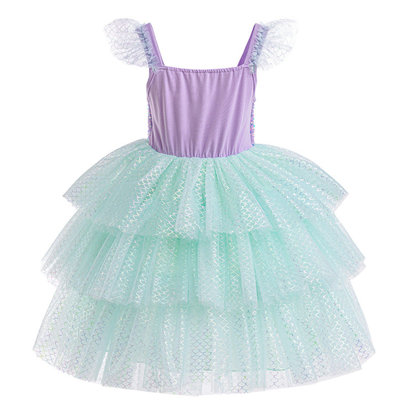 Ocean Sparkle Tulle Dress