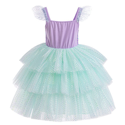 Ocean Sparkle Tulle Dress