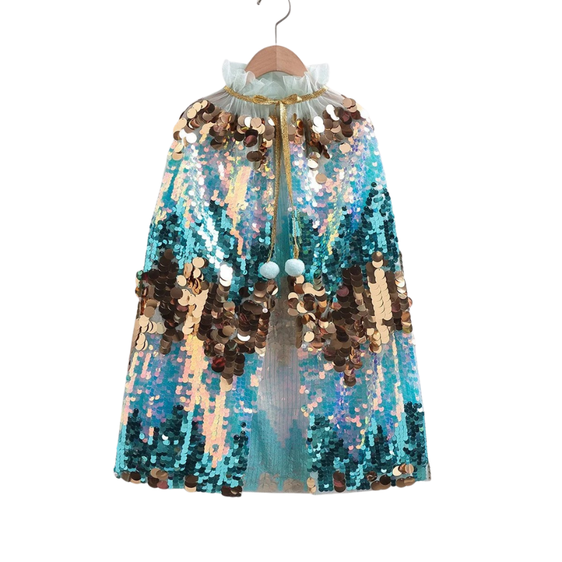 Kids Sequin Cape