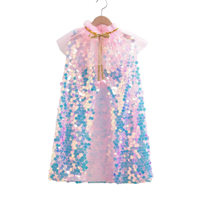 Kids Sequin Cape