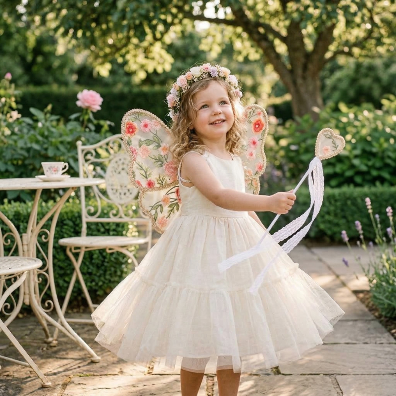Secret Garden Fairy Wings & Wand Set