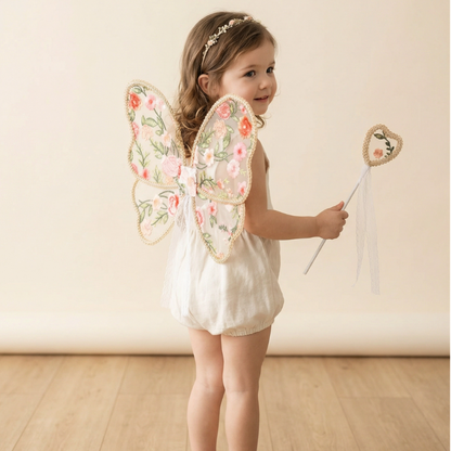 Secret Garden Fairy Wings & Wand Set