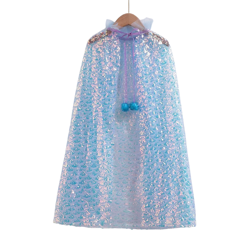 Kids Sequin Cape