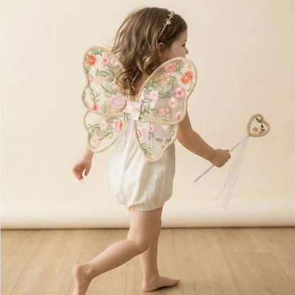 Secret Garden Fairy Wings & Wand Set