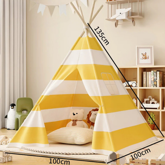 Striped Kids Teepee Tent | Kids Playhouse