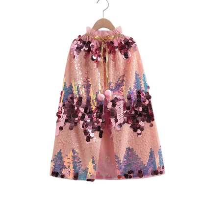 Kids Sequin Cape