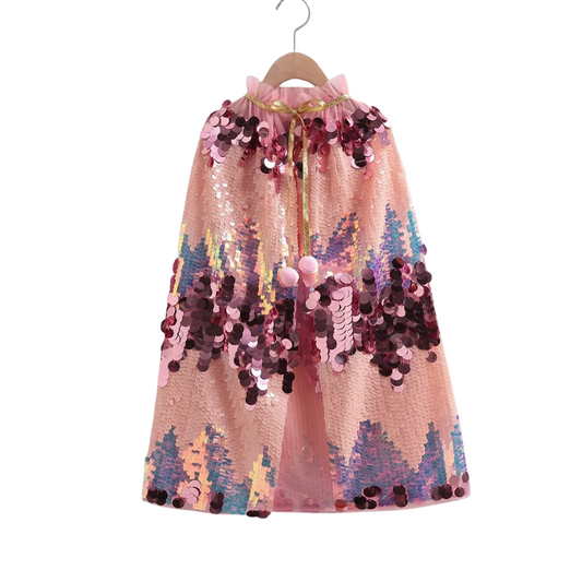 Kids Sequin Cape