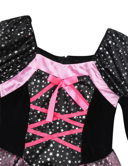 Girls Witch Costume Set