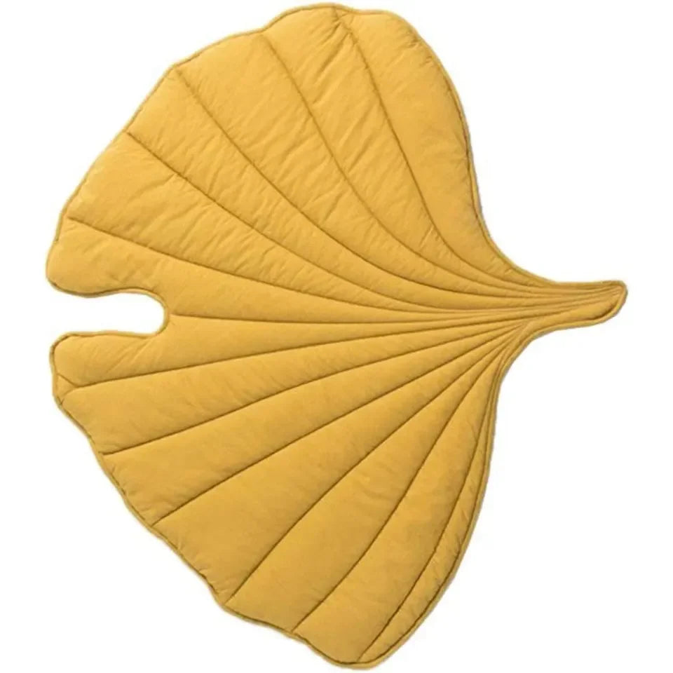 Leaf-Shaped Kids Floor Mat