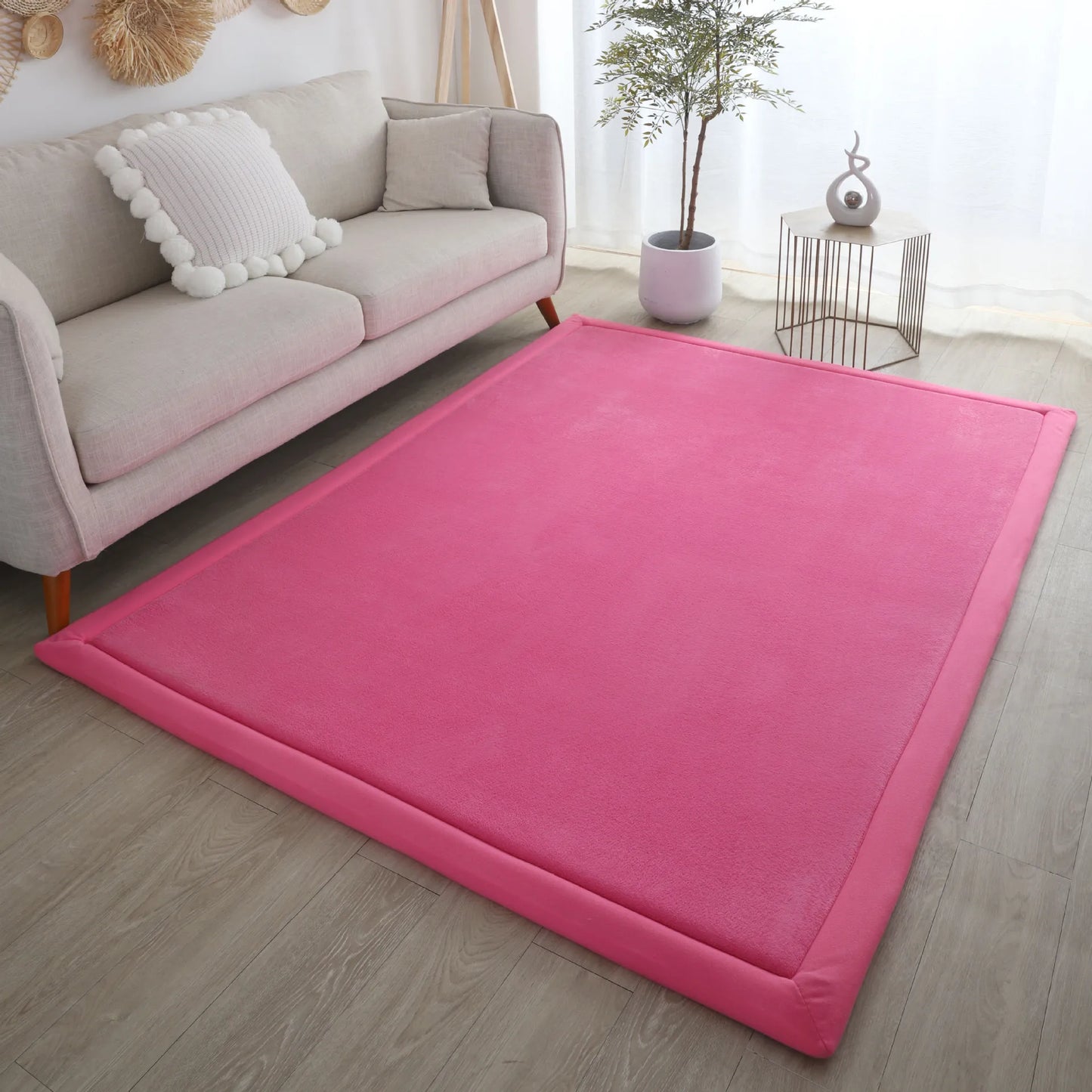 Soft Fleece Padded Rug