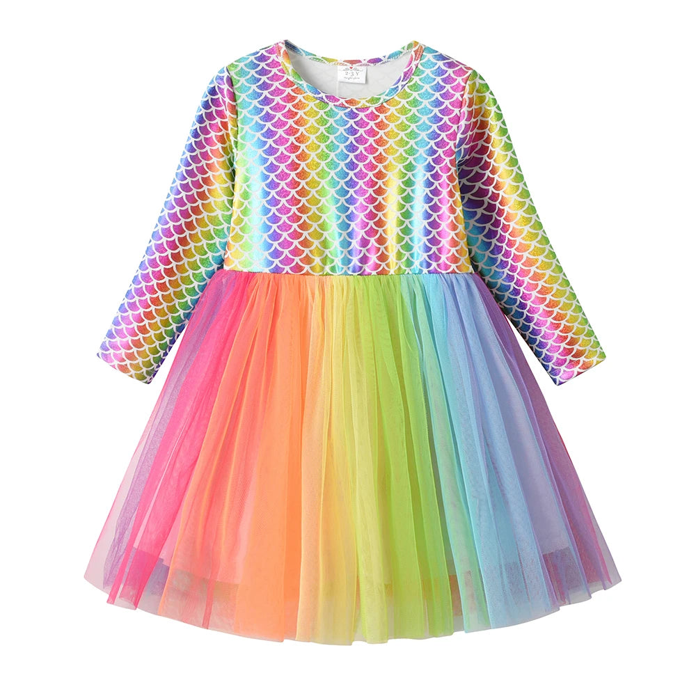 Rainbow Mermaid Dress