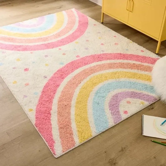 Rainbow Plush Play Mat