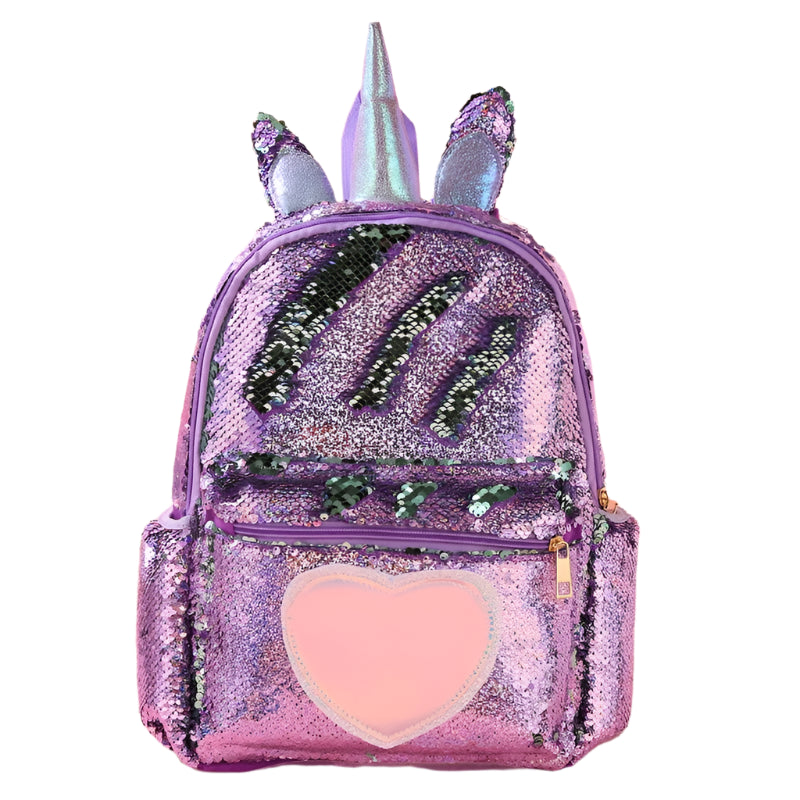 claire's unicorn reversible sequin mini backpack Unicorn Sparkle Sequin Backpack – Little Miss Diva