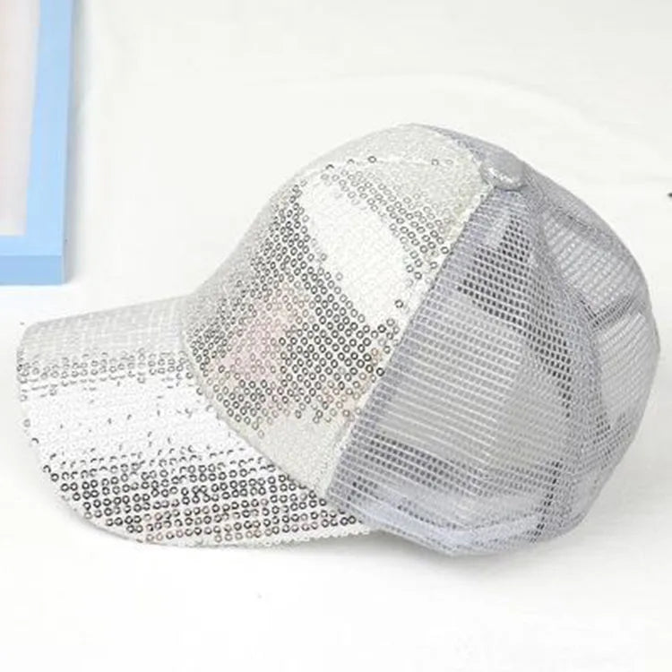 Little Diva Sparkle Cap | Sequin Kids Baseball Hat