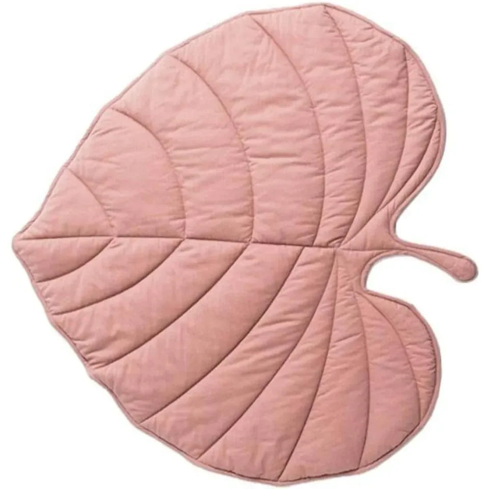 Leaf-Shaped Kids Floor Mat