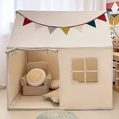 Large Kids Cottage Play Tent