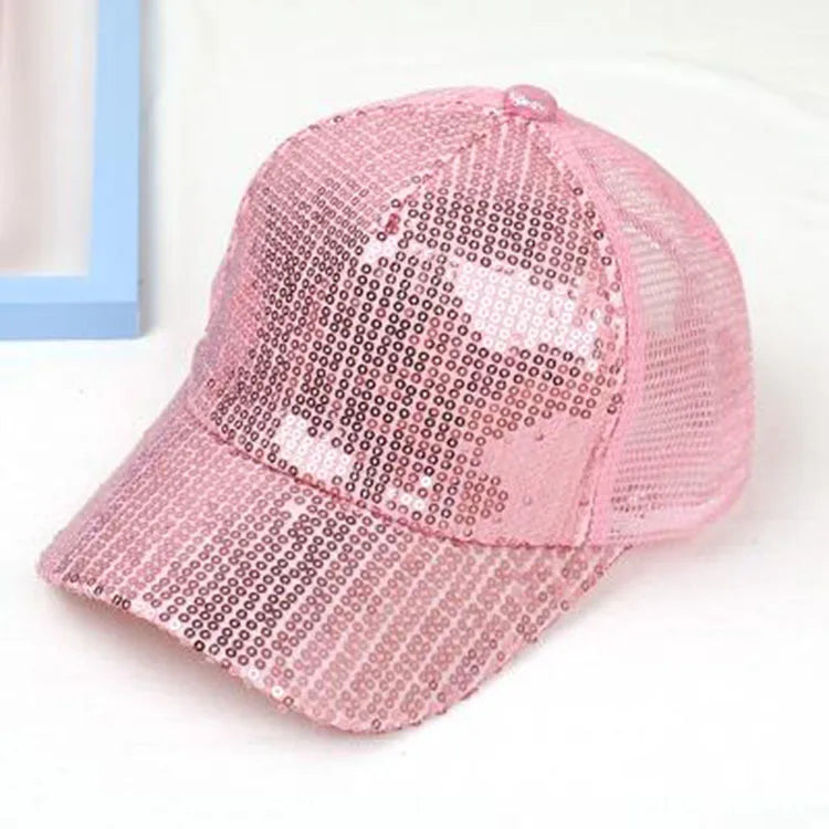 Little Diva Sparkle Cap | Sequin Kids Baseball Hat