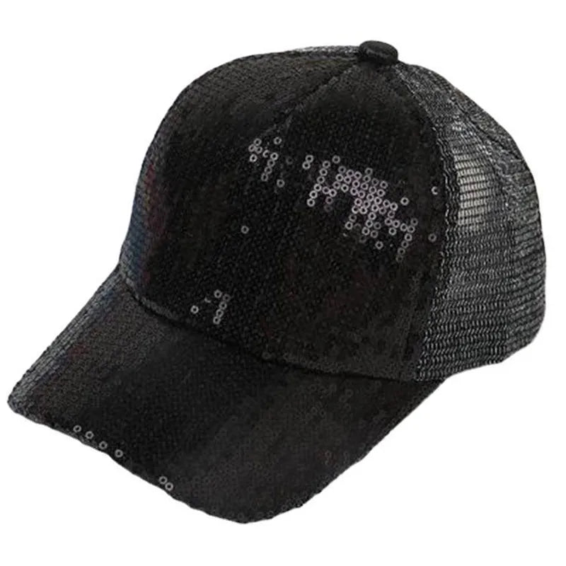 Little Diva Sparkle Cap | Sequin Kids Baseball Hat