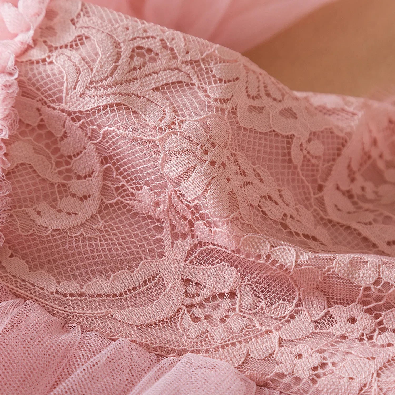 Rosy Ruffle Princess Dress