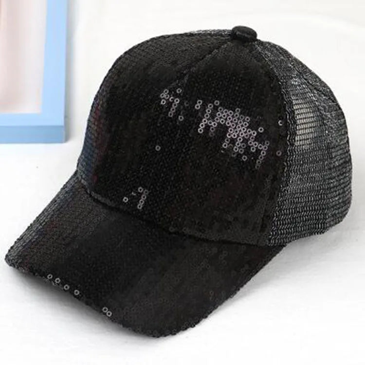 Little Diva Sparkle Cap | Sequin Kids Baseball Hat
