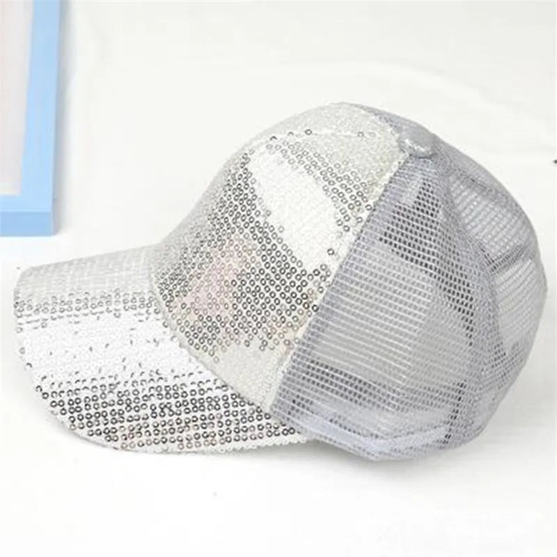 Little Diva Sparkle Cap | Sequin Kids Baseball Hat