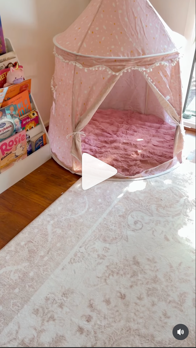 Little Miss Diva in a real playroom