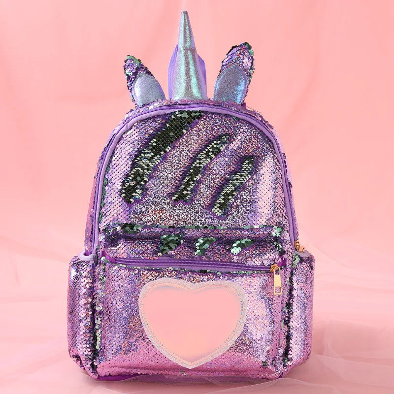 Unicorn Sparkle Sequin Backpack