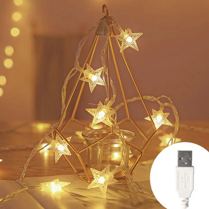 Star Fairy Glow String Lights
