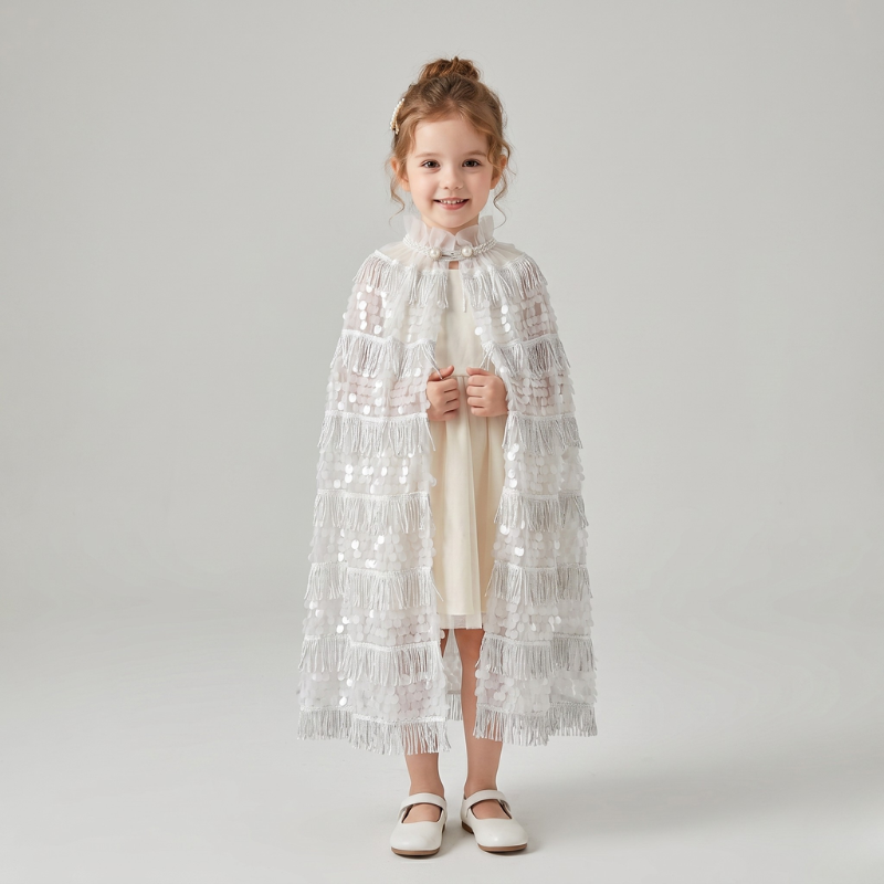 Fringe Sequin Kids Cape