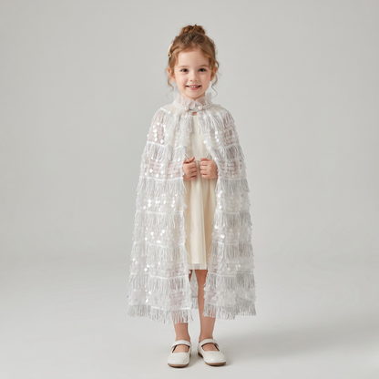 Fringe Sequin Kids Cape
