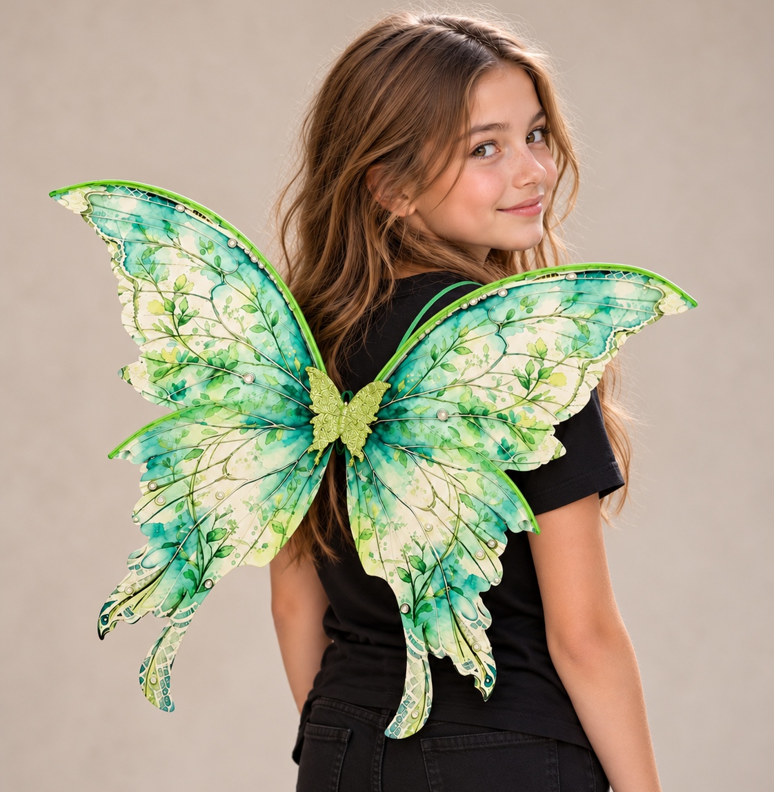 11 years old wiht fairy wings 