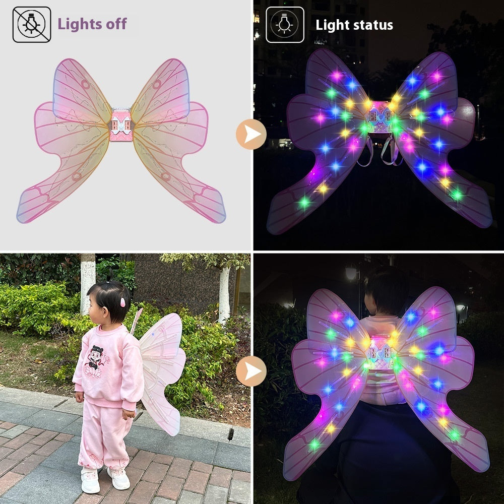 Electric Colourful Fairy Wings