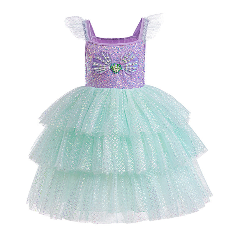 Ocean Sparkle Tulle Dress