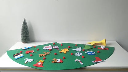 Kids Felt Christmas Tree
