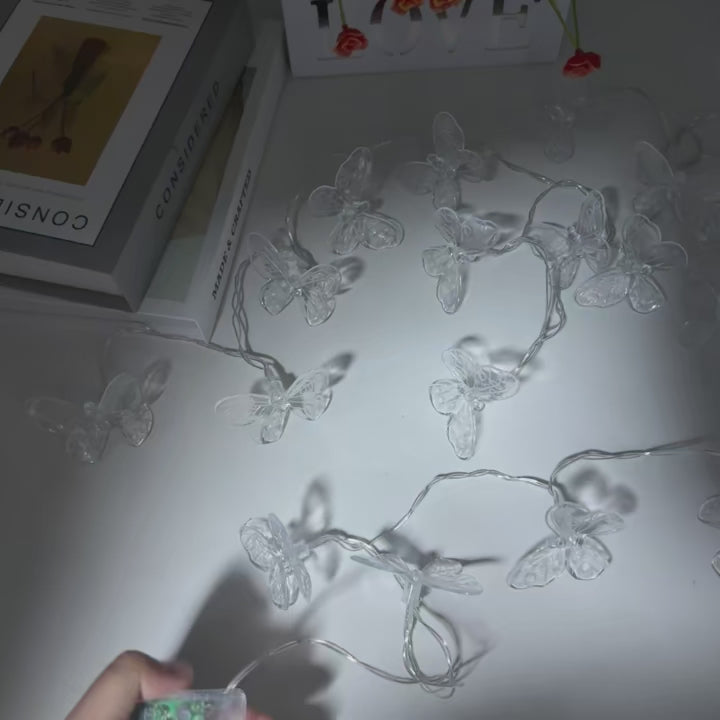 butterfly fairy lights