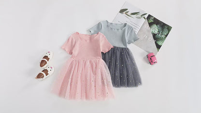 Twirl Tulle Cotton Dress